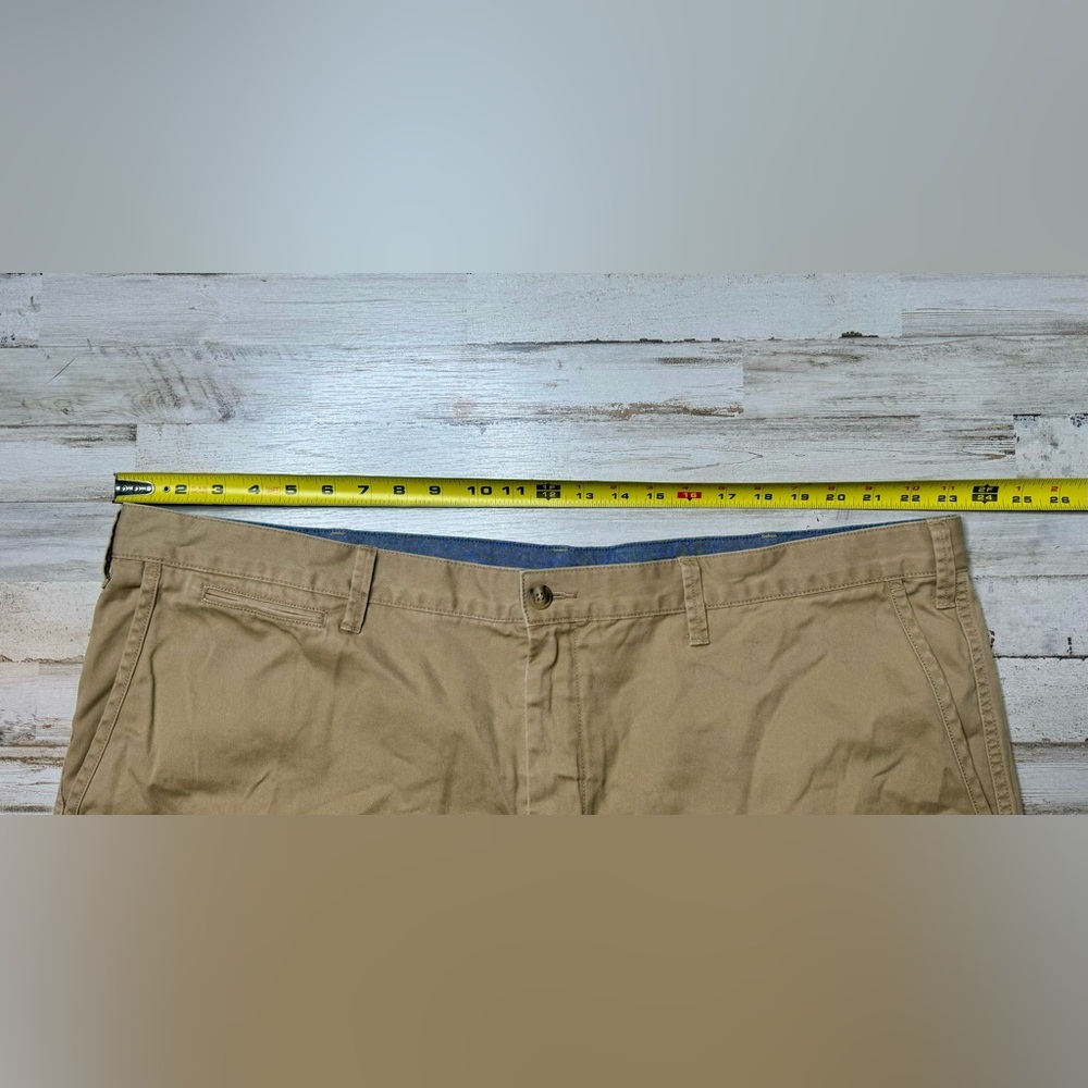 Polo Ralph Lauren Mens Chino Shorts Size 46B Khaki Stretch Classic Fit 10” - Picture 4 of 10